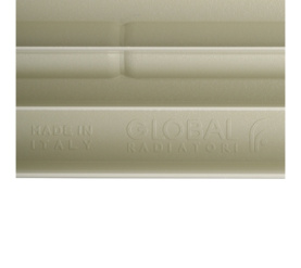 Радиатор биметаллический боковое подключение (белый RAL 9010) Global STYLE EXTRA 350 14 секций в Воронеже 9