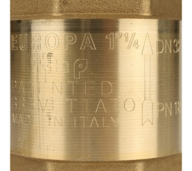 Клапан обратный пружинный муфтовый с металлическим седлом EUROPA 100 1 1/4 Itap в Воронеже 7