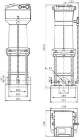 Повысительный насос Wilo MVISE 406-1/16/E/3-2-2G вертикальный центробежный в Воронеже 1