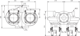 Циркуляционный насос Wilo Top-SD 50/7 DM PN6/10 в Воронеже 1