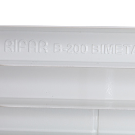 Радиатор биметаллический боковое подключение (белый RAL 9016) RIFAR BASE 200 8 секций в Воронеже 7