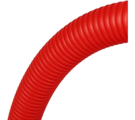Труба гофрированная ПНД, цвет красный, наружным диаметром 25 мм для труб диаме STOUT SPG-0002-502520 в Воронеже 1