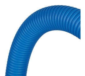 Труба гофрированная ПНД, цвет синий, наружным диаметром 25 мм для труб диаметр STOUT SPG-0001-502520 в Воронеже 1
