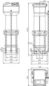 Повысительный насос Wilo MVISE 410-1/16/E/3-2-2G вертикальный центробежный в Воронеже 1