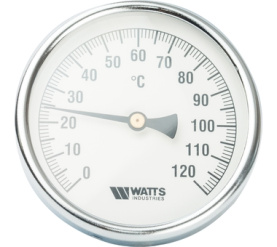 Термометр биметаллический с погружной гильзой, 100 мм F+R801(T) 10050 Watts 10006066(03.03.040) в Воронеже 0