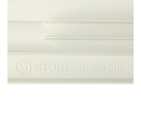 Радиатор алюминиевый боковое подключение STOUT Bravo 500 8 секций SRA-0110-050008 в Воронеже 9