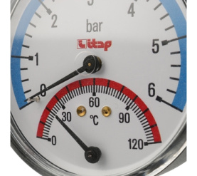 Термоманометр, боковое подключение ITAP 484 1/2 Itap в Воронеже 3