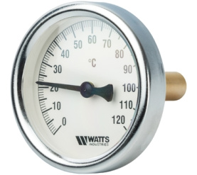 Термометр биметаллический с погружной гильзой 63 мм, штуц F+R801(T) 6350 Watts 10005800(03.01.040) в Воронеже 0