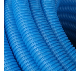 Труба гофрированная ПНД, цвет синий, наружным диаметром 32 мм для труб диаметр STOUT SPG-0001-503225 в Воронеже 3