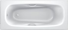Стальная ванна BLB Universal Anatomica HG 170x75 см B75L с отверстиями под ручки 208 мм в Воронеже 0