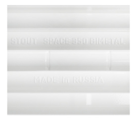 Радиатор биметаллический боковое подключение STOUT Space 350 8 секций SRB-0310-035008 в Воронеже 7