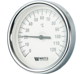 Термометр биметаллический с погружной гильзой 80 мм F+R801(T) 8075 Watts 10005944(03.02.060) в Воронеже 0