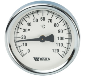 Термометр биметаллический накладной FR810(ТАВ) 80120 Watts 10006505(03.08.080) в Воронеже 2