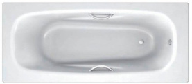 Стальная ванна BLB Universal Anatomica HG 170x75 см B75L-1 с отверстиями под ручки 232 мм в Воронеже 0