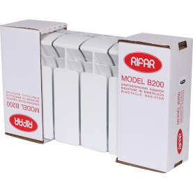 Радиатор биметаллический боковое подключение (белый RAL 9016) RIFAR BASE 200 6 секций в Воронеже 9