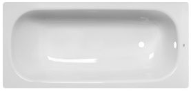 Ванна стальная ВИЗ Donna Vanna 120x70 с ножками и антибактериальным покрытием, белая орхидея, без ранта в Воронеже 1