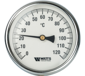 Термометр биметаллический с погружной гильзой 100 мм F+R801(T) 100100 Watts 10006076(03.03.100) в Воронеже 1