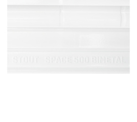 Радиатор биметаллический боковое подключение STOUT Space 500 8 секций SRB-0310-050008 в Воронеже 6