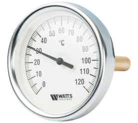 Термометр биметаллический с погружной гильзой 80 мм F+R801(T) 80100 Watts 10005950(03.02.100) в Воронеже 1