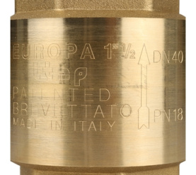 Клапан обратный пружинный муфтовый с металлическим седлом EUROPA 100 1 1/2 Itap в Воронеже 7