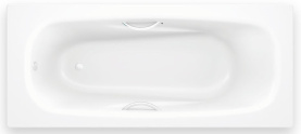 Стальная ванна BLB Universal Anatomica 170x75 см B75U42-1 с отверстиями под ручки 232 мм в Воронеже 1