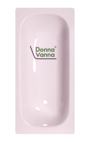Ванна стальная ВИЗ Donna Vanna 150x70 розовый коралл, с опорной подставкой, DV-51942 в Воронеже 1